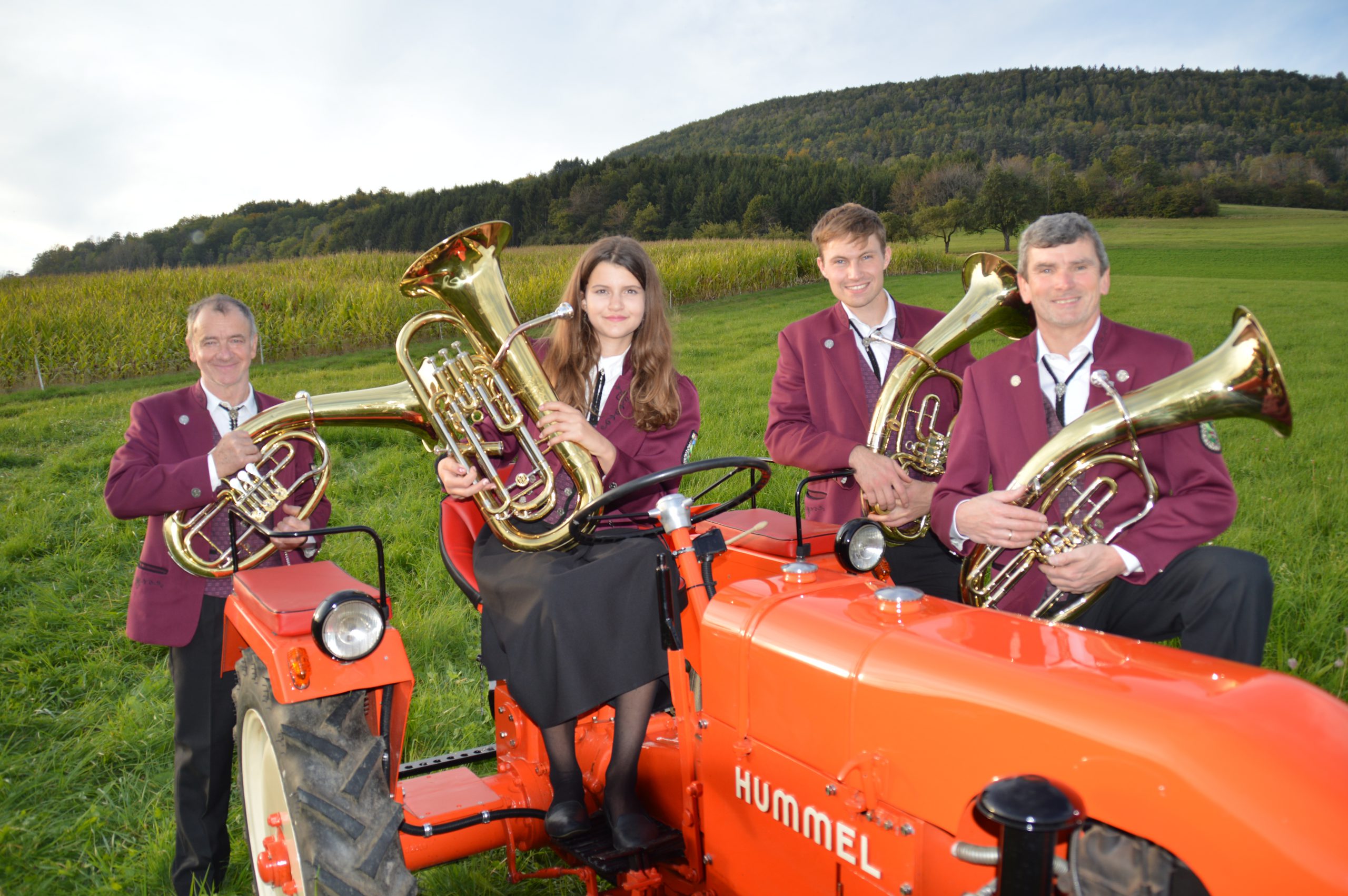 Die Tenorhörner und Bariton:
