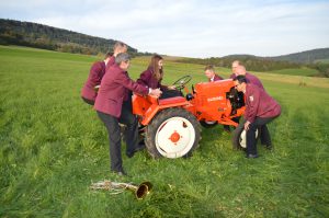 Die Tenorhörner und Bariton: